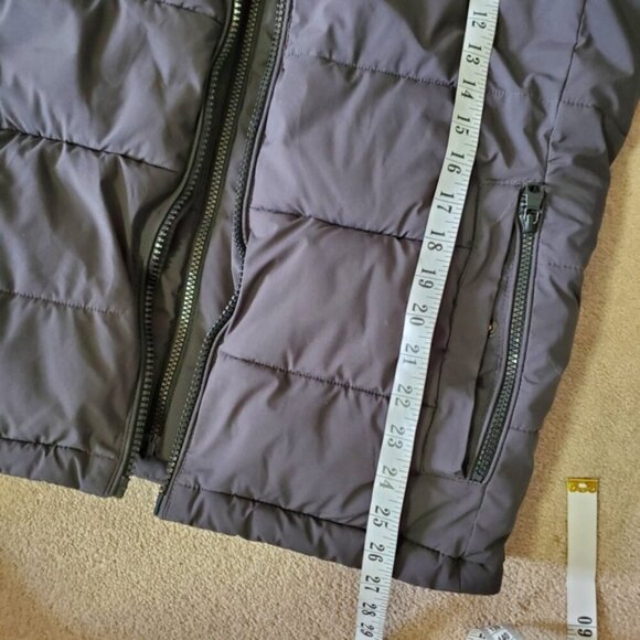 Calvin Klein Insulated Classic Puffer Jacket Ribbed Storm Grey S - Picture 7 of 9
